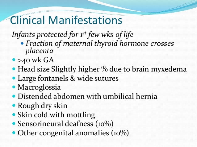 Congenital hypothyroidism