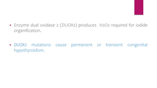 H2o2 Mutation CONGENITAL HYPOTHYROIDISM.pptxin neonates | PPTX