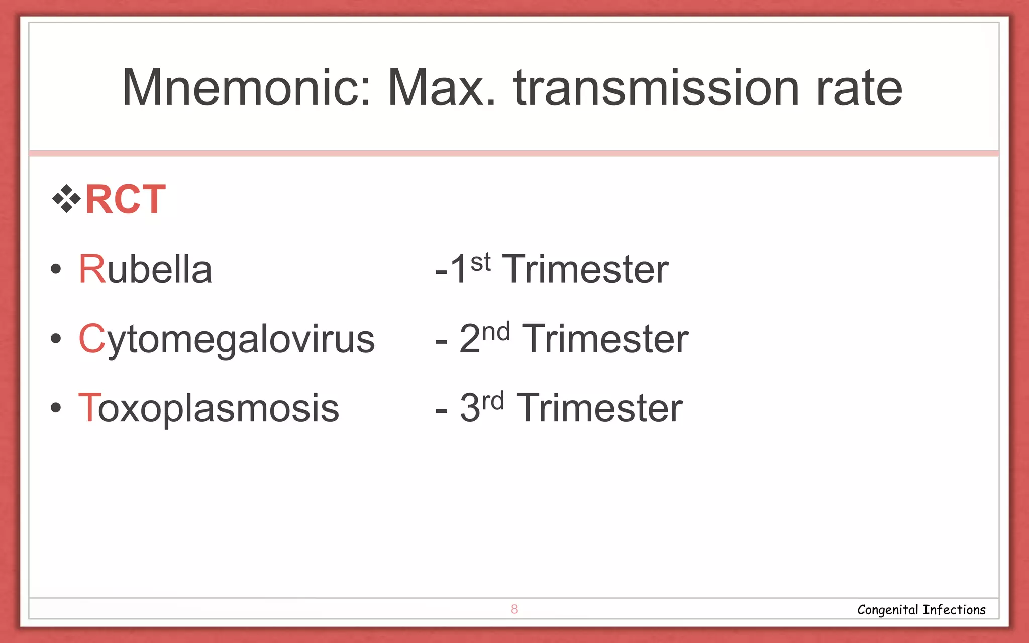 Congenital infections zac | PPTX