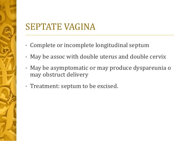 Congenital Malformations Of Female Genital Tract - 
