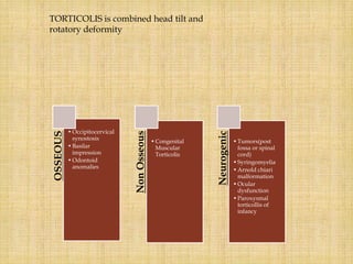 Cmt Classification Tree Congenital muscular torticolis | PPTX