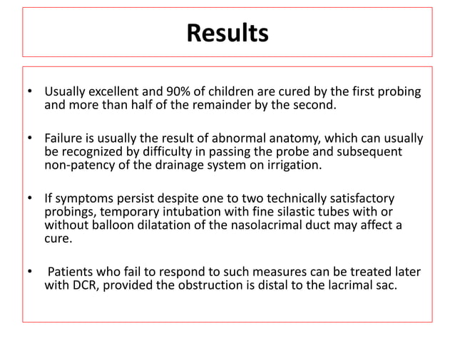 Congenital nasolacrimal duct obstruction | PPTX