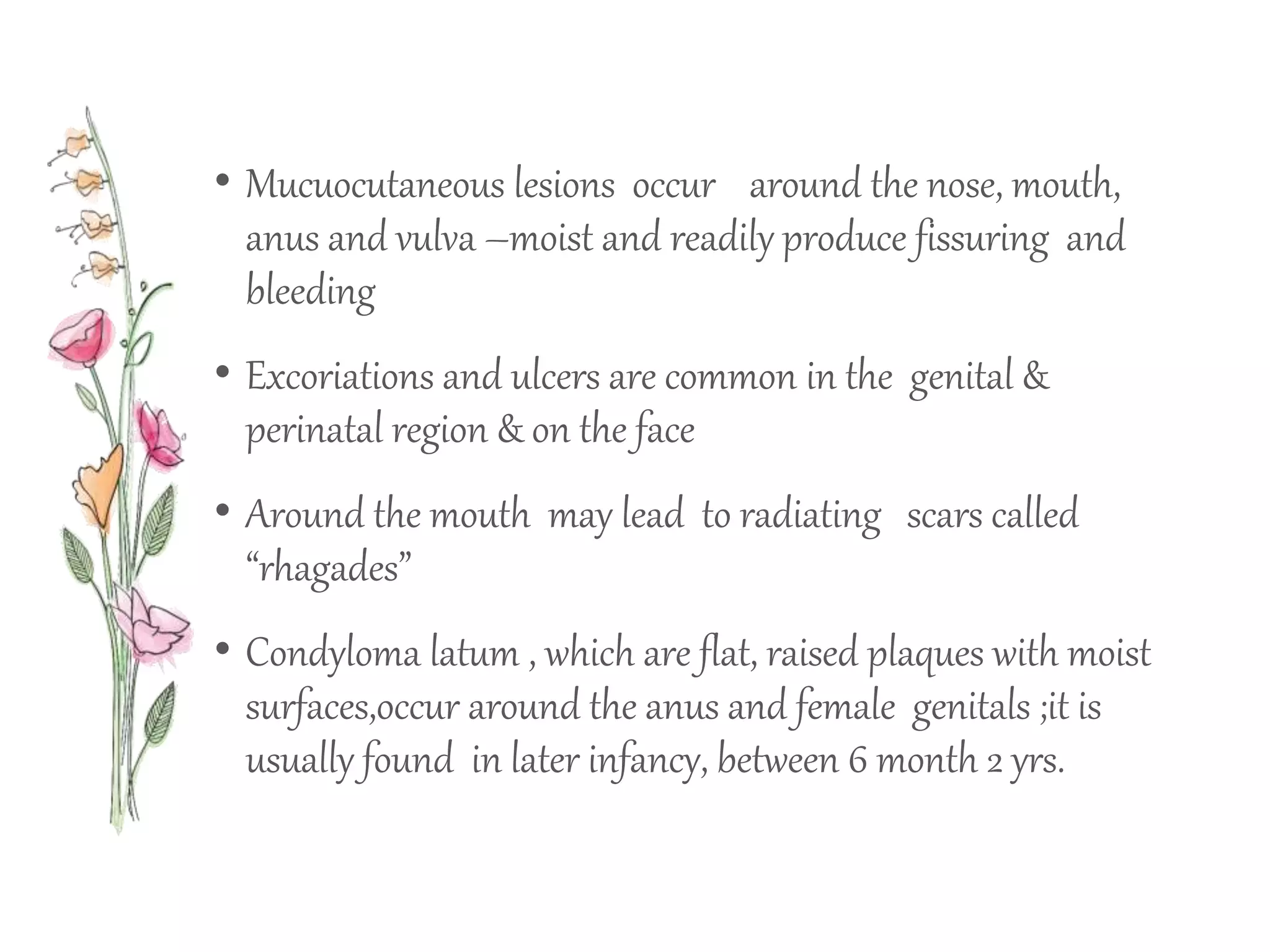Congenital Syphilis - Dermatology | PPTX