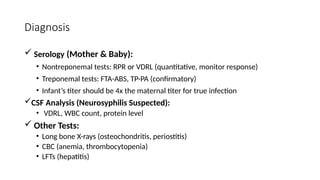 Congenital Syphilis in Neonates. power ptx | PPTX