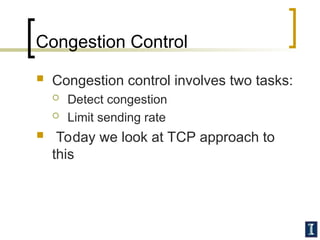 Comprehensive Overview of TCP Congestion Control Mechanisms and ...