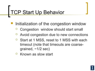 Comprehensive Overview of TCP Congestion Control Mechanisms and ...