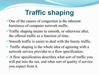 Congestion control Assignment Help | PPTX