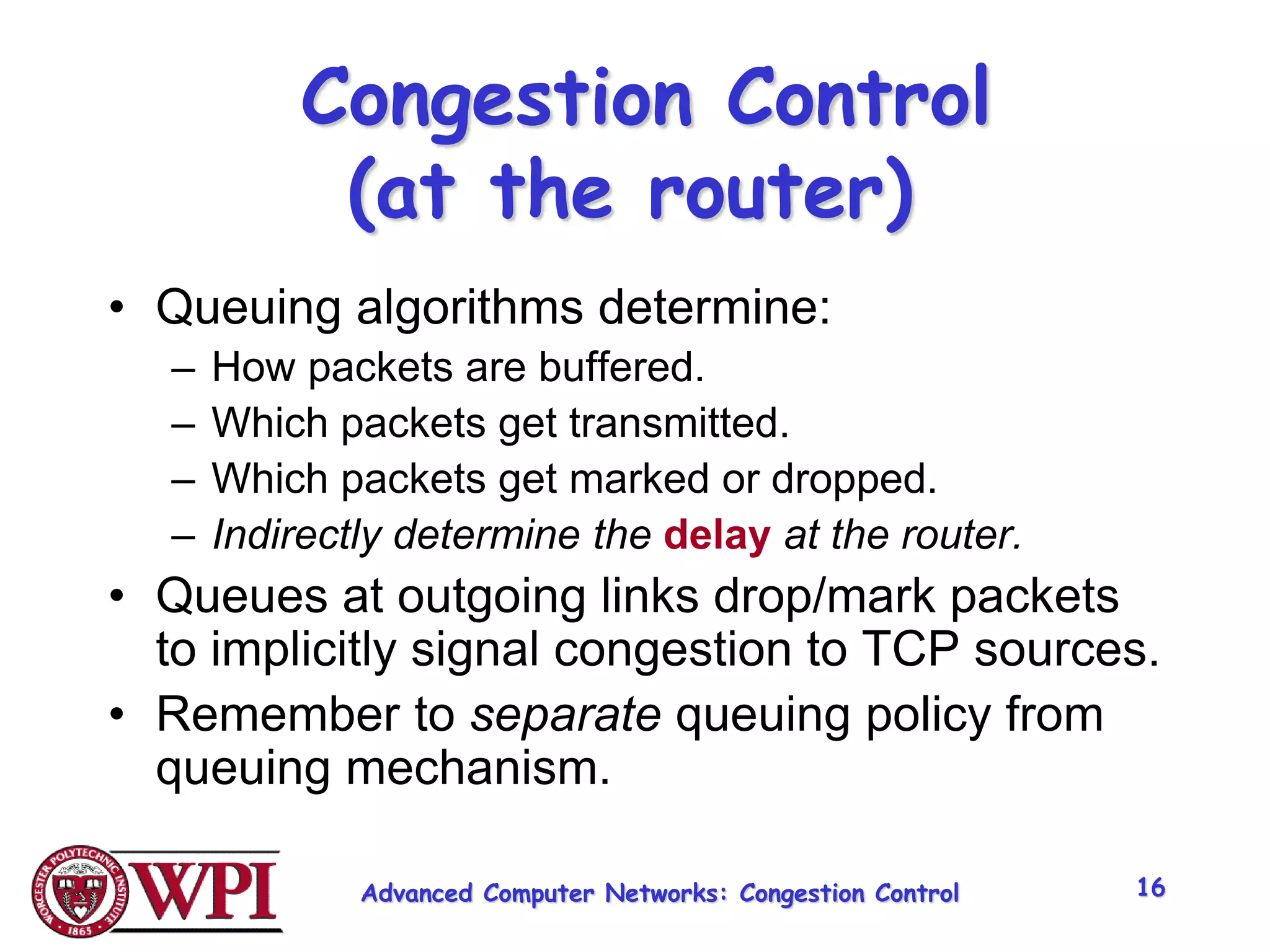 Congestion control | PPT