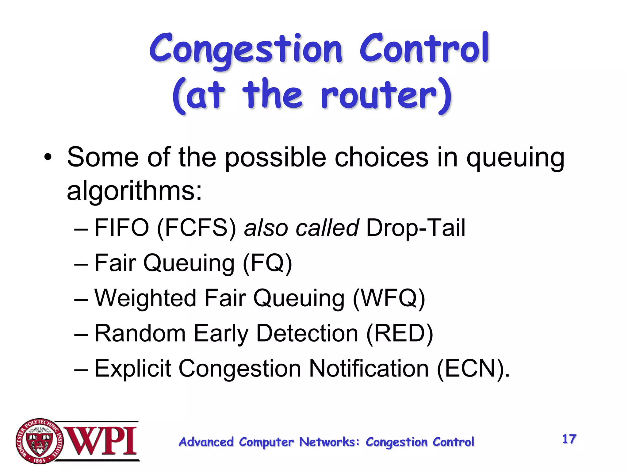 Congestion control | PPT