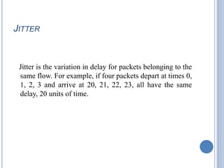 Congestion control and quality of services | PPTX