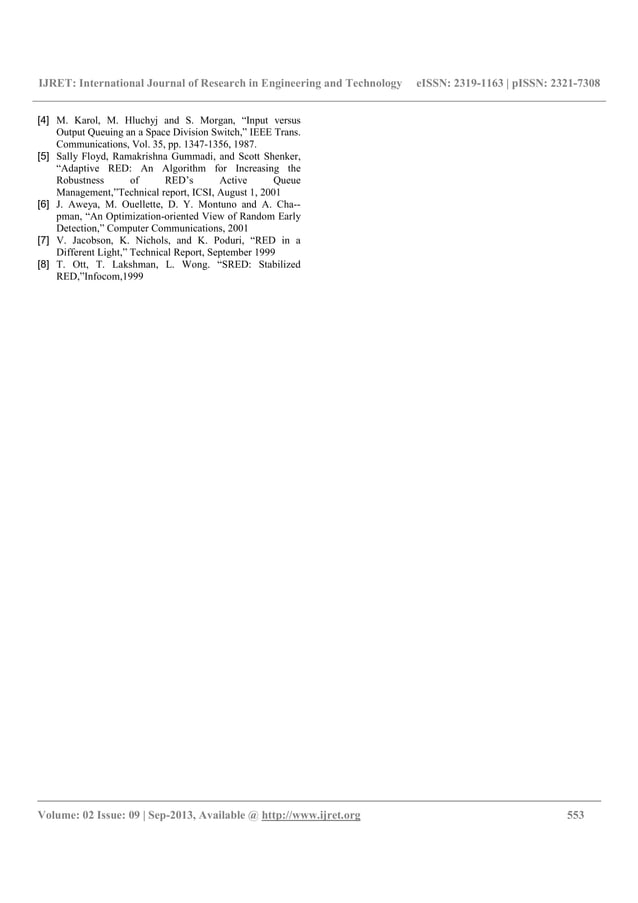 Congestion Control In Computer Networks Using A Pdf