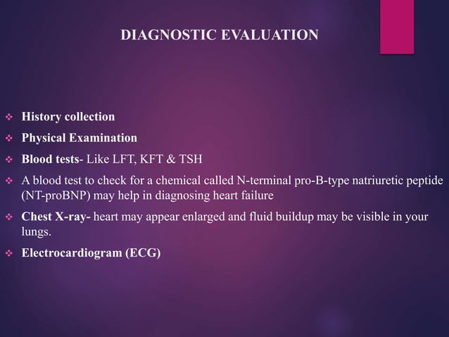 Chf Test Congestive heart failure | PPTX | Heart and Cardiovascular Diseases ...