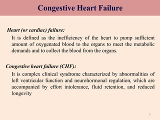 Drugs for Congestive Heart Failure | PPTX