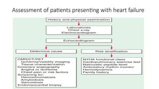 Assessment of patients presenting with heart failure
 