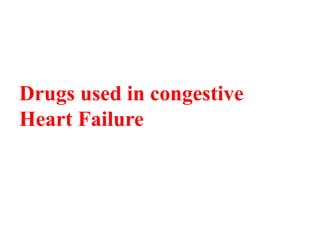 Comprehensive Overview of Drugs Used in Congestive Heart Failure ...