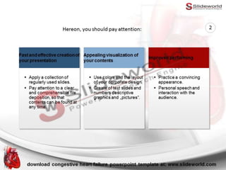 Congestive Heart Failure Powerpoint Template - SlideWorld | PPTX