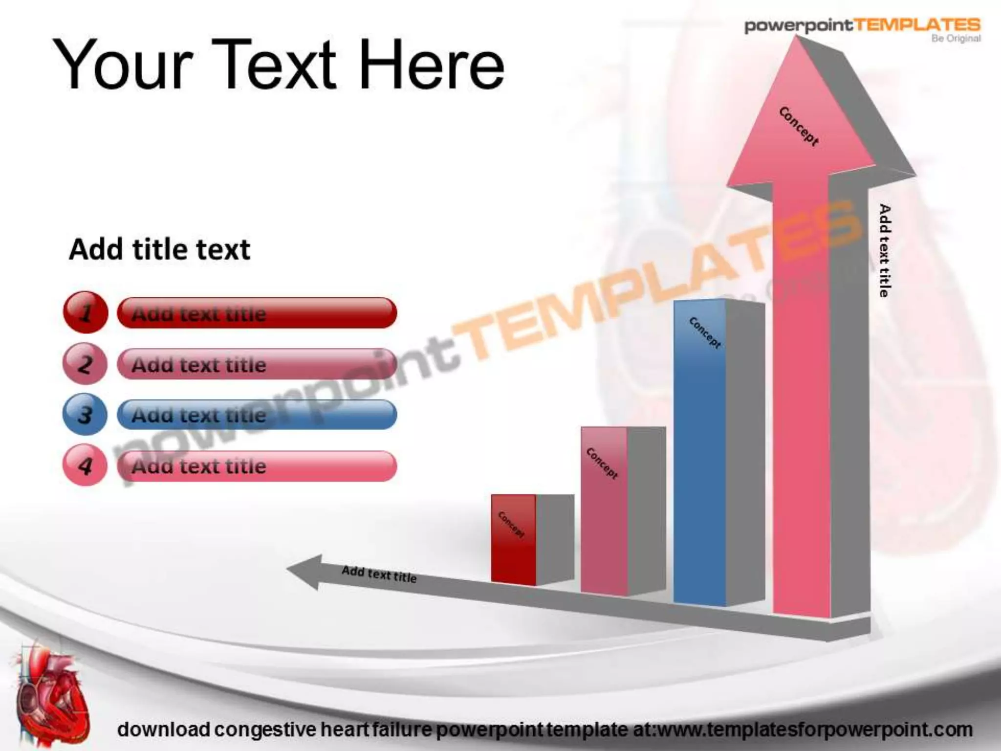 Congestive Heart Failure Powerpoint Template - templatesforpowerpoint | PPT