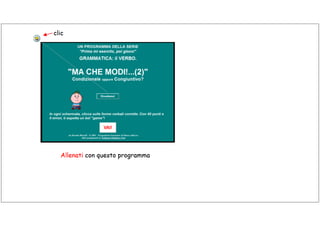 Congiuntivo condizionale