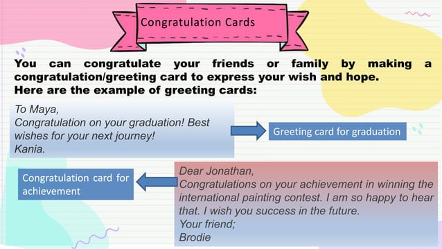 Congratulation Hope And Wish Copy Pptx Graduation Personal