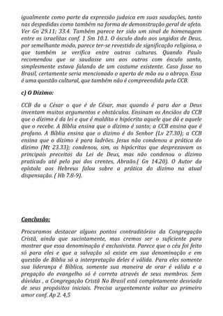 Congregação cristã no brasil