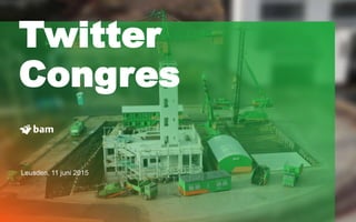 Twitter
Congres
Leusden, 11 juni 2015
 
