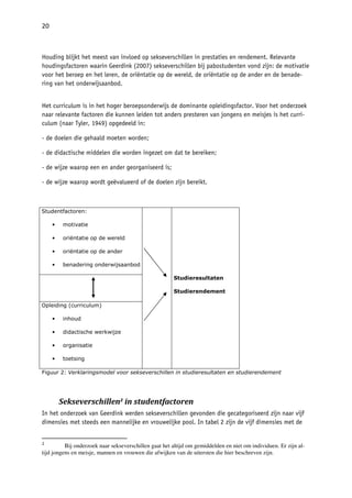 # # +
! % - # ( K) # 9
D % D *
%
% ! #
! # *
( /7 :?:) 9
* % I
* % # I
* % % I
* % % % D ! #
,
•
• -
• -
• + +
. / 0
•
• 1 2
•
•
% ! ! !
# - # % # !
# % # !
Bij onderzoek naar sekseverschillen gaat het altijd om gemiddelden en niet om individuen. Er zijn al-
tijd jongens en meisje, mannen en vrouwen die afwijken van de uitersten die hier beschreven zijn.
 
