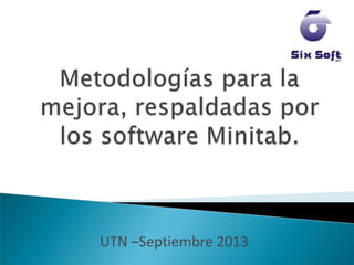 UTN –Septiembre 2013
 