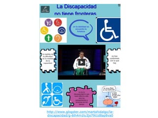 http://www.glogster.com/martahidalgo/la-
discapacidad/g-6lh4m1lu3js79t1d8ap8va0
 