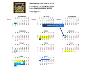 7 sesiones (EPD)
 