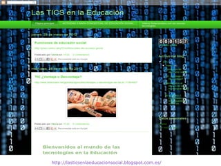 http://lasticsenlaeducacionsocial.blogspot.com.es/
 