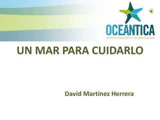 UN MAR PARA CUIDARLO
David Martínez Herrera
 