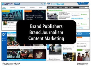 Evolution of Public Relations Through Content Marketing - Congreso PRORP  
