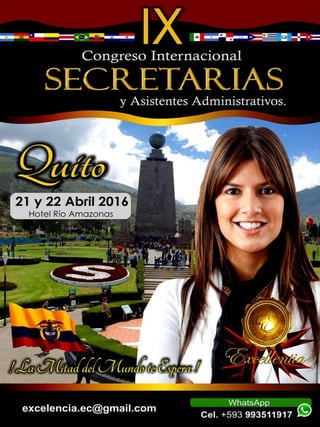 Congreso Internacional de Secretarias - Quito, Ecuador 2016