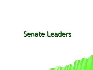 Senate Leaders 