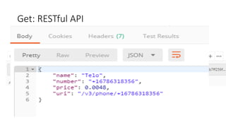 Get: RESTful API
 