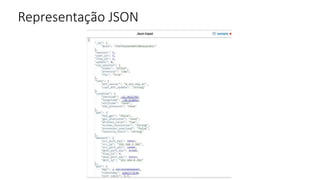 Representação JSON
 