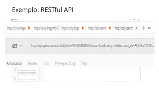 Exemplo: RESTful API
 