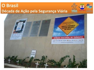 O Brasil
Década de Ação pela Segurança Viária
 