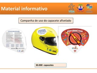 Material informativo

        Campanha de uso do capacete afivelado




                   30.000 capacetes
 
