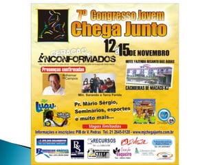 VII CONGRESSO JOVEM CHEGA JUNTO