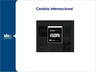 Cenário internacional
 