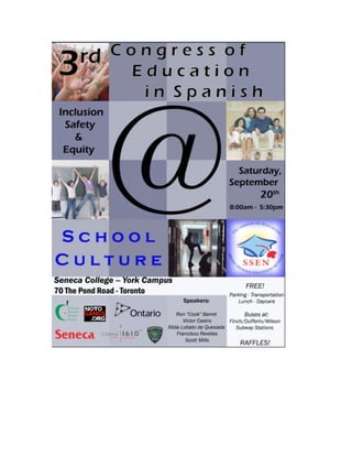 Third Congress of Education Poster