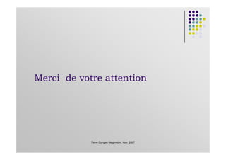 Merci de votre attention
7ème Congès Maghrébin, Nov. 2007
Merci de votre attention
 