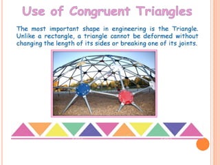 Congruent shapes in real life