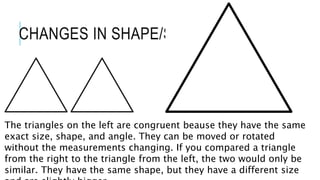 Congruent triangles | PPTX
