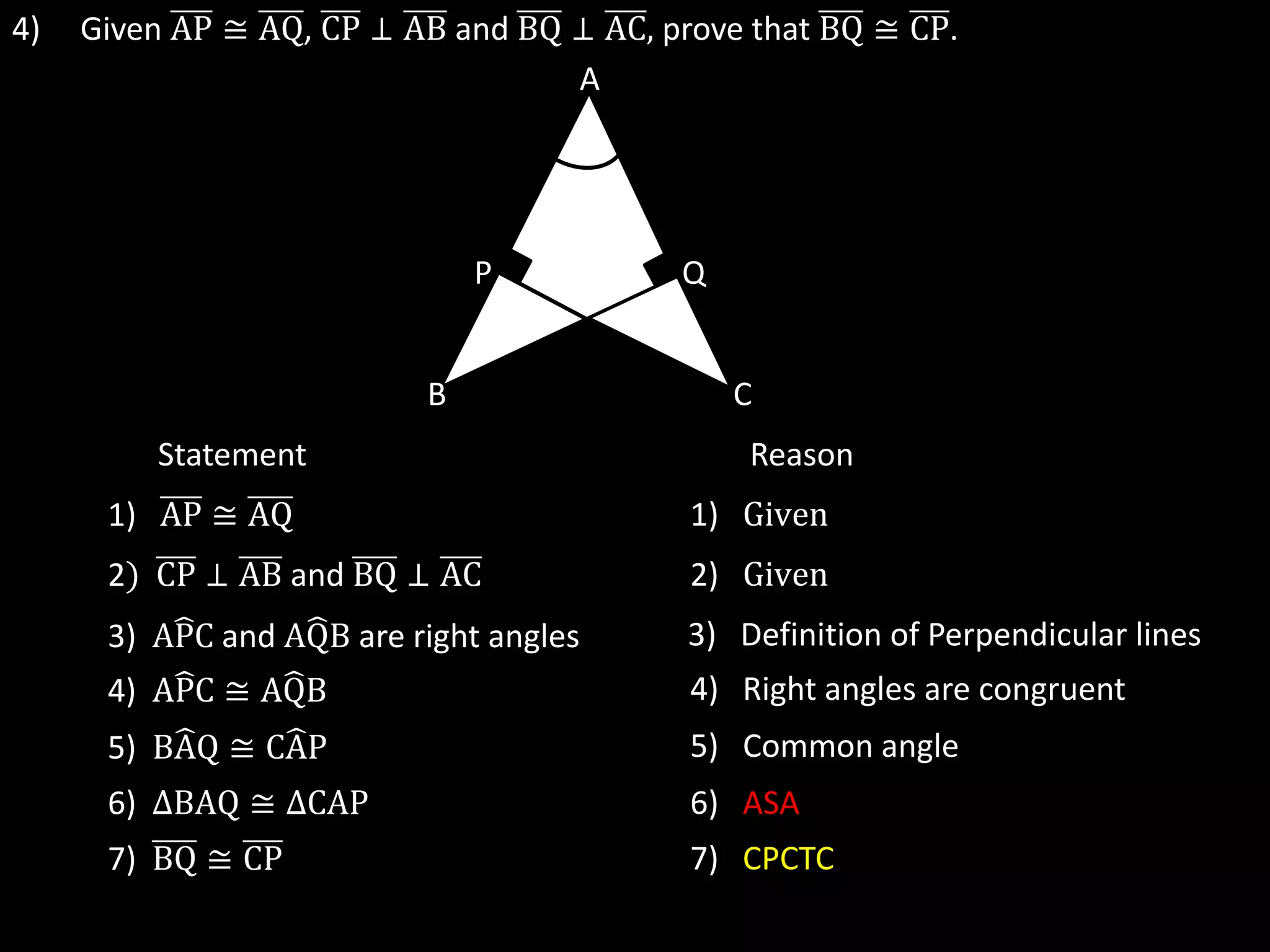Congruent Triangles | PPTX