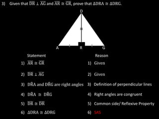 Congruent Triangles | PPTX