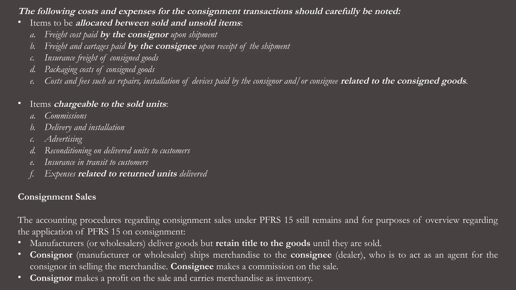 Consignment-Sales-PPT. AFAR IFRS FIFTHTEEN | PPTX