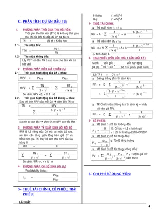 Cong thuc tcdn | PDF