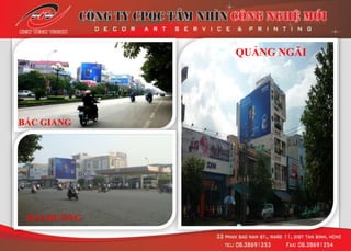 QUẢNG NGÃI
BẮC GIANG
HẢI DƢƠNG
 